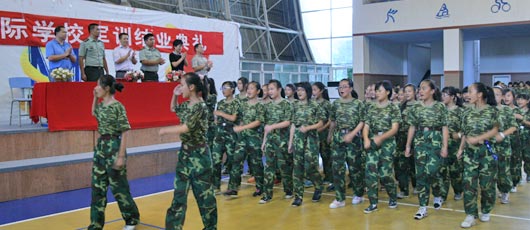 2012年美视学校军训结业典礼