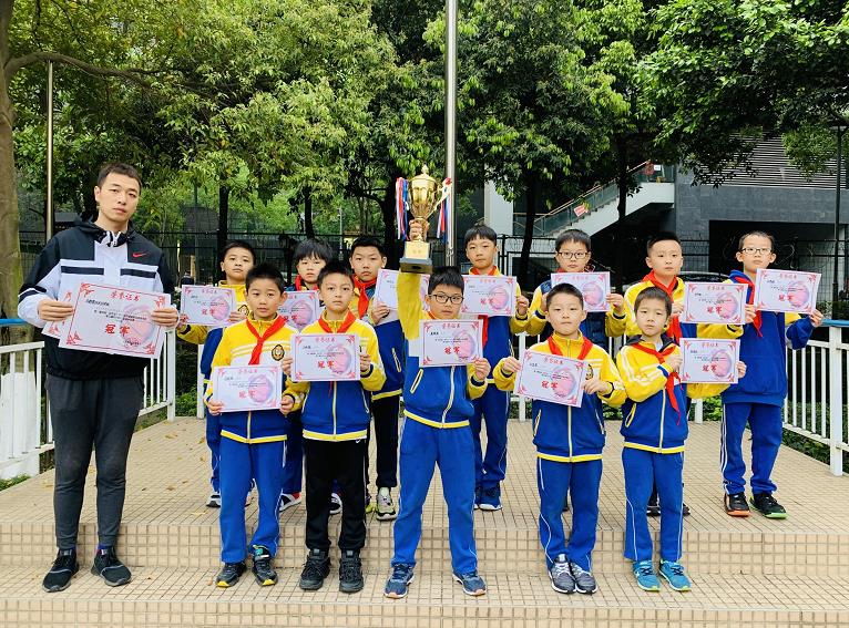 中国部·小学U10篮球队勇夺高新区冠军