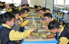  美视师一学校午餐 