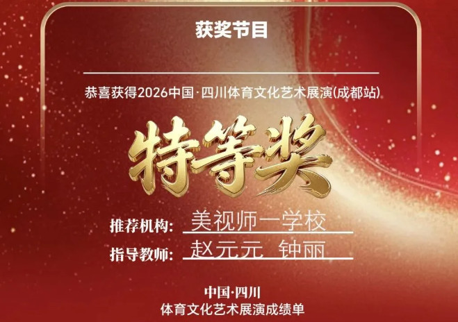 喜报|美视师一星空艺术团舞蹈队《云朵上的花儿》斩获省级特等奖
